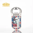 British Souvenir Bottle Opener Fridge Magnet