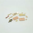 Personalised Metal Accessories Clothing Metal Lapel Pins Garment Labels