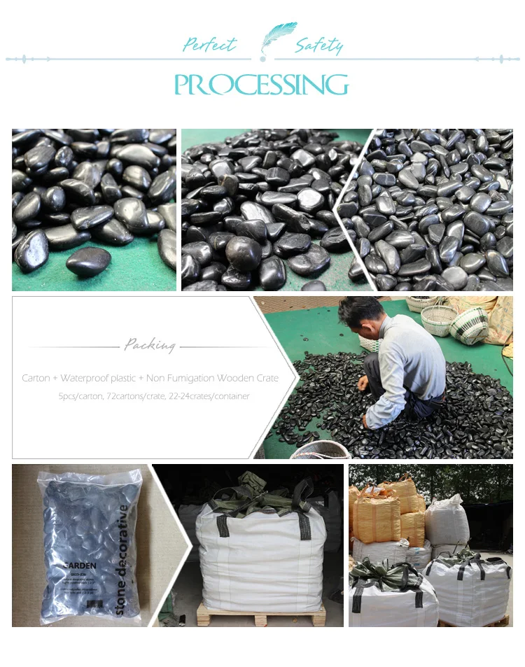 Quartzite Machine Made Quartz Pebble Stone For Landscaping And Garden decoration  