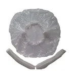 Disposable PE shower cap Used in hotel, home spa and salon