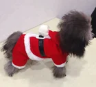 Apparel New Christmas Santa Suit Costumes Dog Coat Pet Apparel
