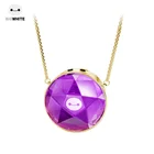 Type CE Certification New Type Colourful Crystal Necklace Ionizer Air Purifier Release Ion Cleaning Air
