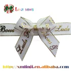 logo printed personalized ribbon organza ribbon for gift box bow
