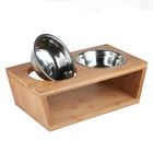 Bamboo dog bowl bamboo pet bowl bamboo bowl for pet