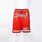 Design Your Own Basketball Shorts With Zipper Pockets/Custom Sublimation Mens Fashion Long Basketball Shorts