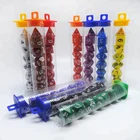 New Packing Children Game Polyhedral Solid Color 7 Dice Set