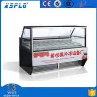 Luxury Italian Gelato Ice Cream Display