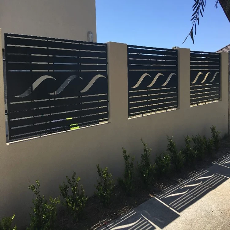 Custom Laser Cut Metal Stainless Steel Fencing Panels Sheet Solid