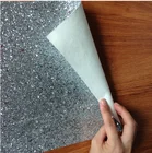 Wholesale china Chunky synthetic PU Glitter leather fabric
