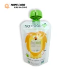 Packaging Cap Spout Beverage Drinking Packaging Custom Stand Up Cap Spout Bag Juice Jelly Pouch