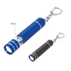 Portable Aluminum LED Retractable Torch Keyring / Key Holder with Light