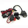2.1A Dual USB SAE One USB Europe Motorcycle Power Supply Charger Adapter Socket with 2m Connection wire