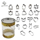 Stainless Steel Christmas Cookies Cutter Set Small baking tools