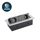 multimedia hidden pop up Electric Tabletop Flip power cube USB german eu cable Socket for meeting room desktop socket