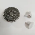 Anti Silver Jeans Button with Reasonable Price in Good Quality