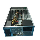 support 6 GPU 8 GPU oem 4U customized mining bitcoin case storage server chassis