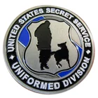 US Secret Service Uniform Division Canine Explosive Detection Unit Challenge Coin