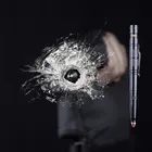 New Cool Black Ink Metal Ballpoint Pen Aviation Aluminum Alloy Anti-slip Self Defense Tactical Pen