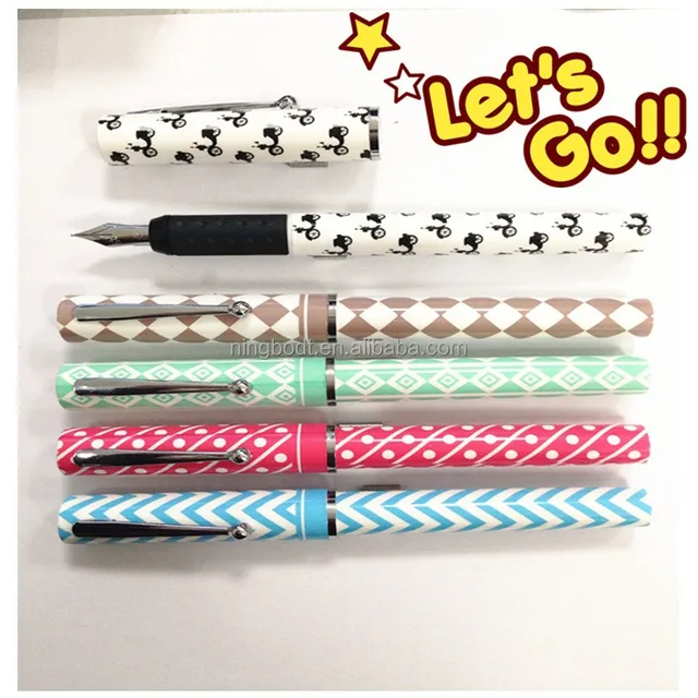 Funny plastic ink fountain pen