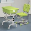 Guangzhou Manufacturer School Furniture Plastic Desk and Chair Height Adjustable