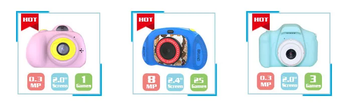 2019 The new kids  digital  mini video camera CTP10 support C10 8GB to 32GB