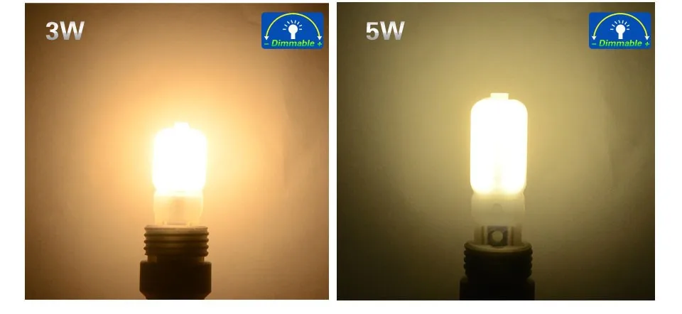 10PCS Mini G9 Led Dimmable Lamp Light 2835SMD 3W 5W Led Bulb 220V COB High Power High Transmittance 360 Degree Led Spot Light