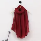 Wholesale Quality Assurance China Factory Direct Muslim Soft Shawls Promotional Cotton Viscose scarf Cotton Hijab Scarf