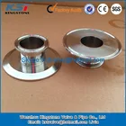 Certificate 3A sanitary tri clamp end cap reducer 4" with 1.5" ferrule ss304 ss316L