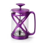 2018 Hot Sale 800ml Tea Tool Maker Filter Plastic Borosilicate Glass Travel French Coffee Press