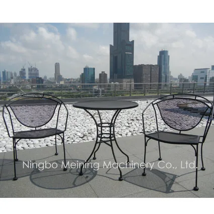 Outdoor Furniture Metal Mesh Table And