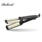 Salon tool triple barrel hair crimping wave iron curler