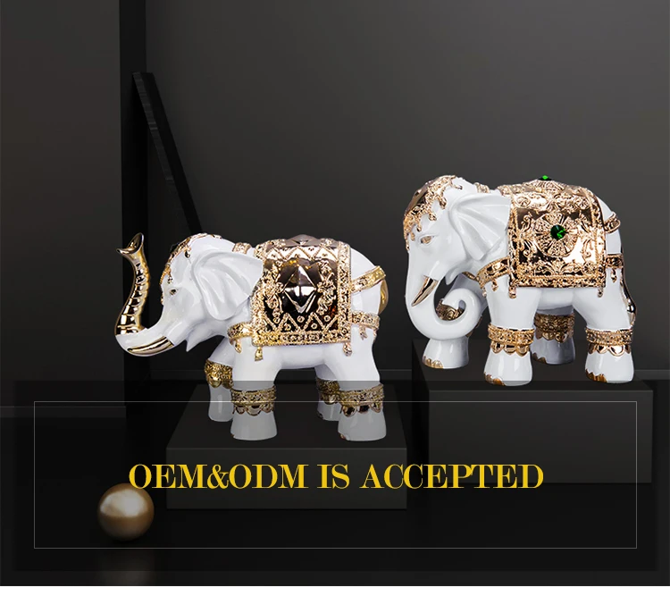 asian elephant statue resin sculpture elephant table resin