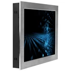 15 inch industrial lcd monitor Aluminum Alloy front bezel RS232 capacitive touch screen monitor with vga hdmi dvi input
