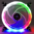 High Quality Hot Selling 120*120*25mm Computer CPU DC LED RGB Fan with 2.4G remote controller