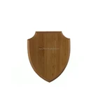 Cheap blank wooden shield wood plaques awards trophy for wholesale