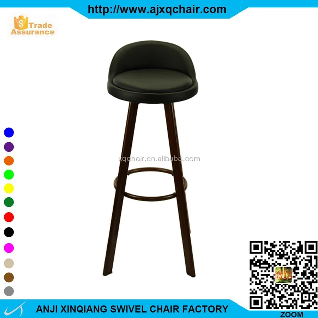 XQ-613M Antique Style Appearance Legs Leather Seat Used Bar Furniture Bar Stools High Chairs With Footrest