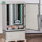 Fiber Optic Outdoor Cabinet SMC Material FTTH 576 Core Fiber Optic Outdoor Splitter Cabinet