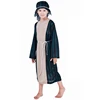 Halloween Arabian Green Striped Jumpsuit Headdress Children Cosplay Clothes Middle East Dubai Show Arabian Costume XQ1142