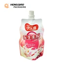 Liquid Pouch Spout Liquid Storage Standing Up Pouch Plastic Breast Milk Bags With Spout