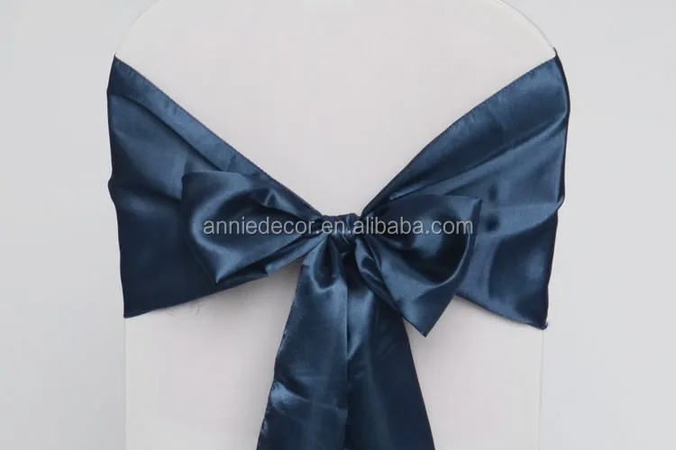 Hot-selling Satin Chair Sash for Wedding Banquet Decoration