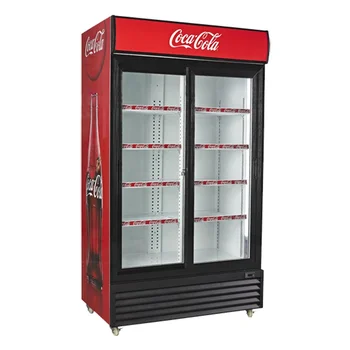 coca cola glass fridge price