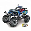 Christmas gift children Big size building block off road car toy