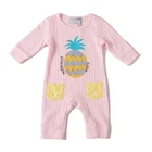 Pineapple Cute Romper 95% Cotton 5% Spandex Toddler One Piece Outfit Baby Clothing