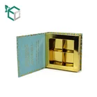 Custom Logo Golden Carvings Fancy Paper Chocolate Praline Packaging Box