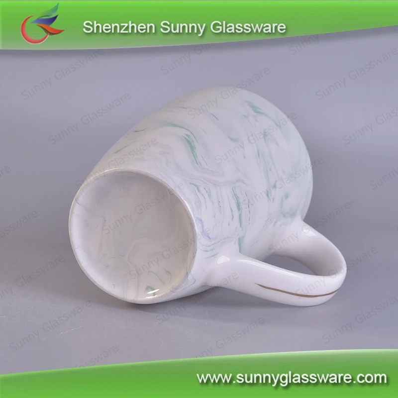ceamic mug with ring handle / small ring handle mug