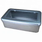 Black Rectangular Gift Watch Tin Box With PVC Clear Window ON Lid