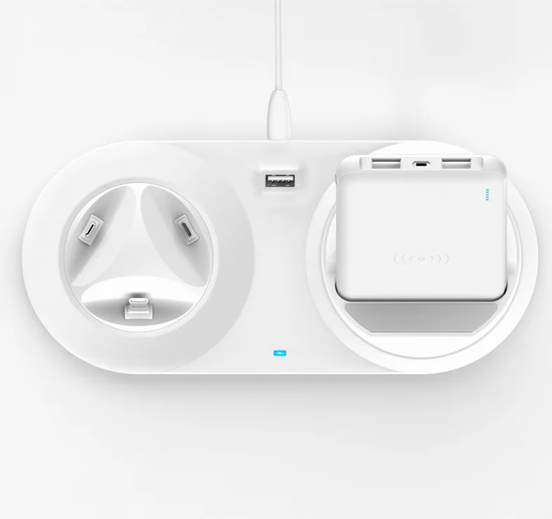trends 2019 amazon 5-in-1 charging station wireless powerbank 10000mah polymer - ANKUX.COM