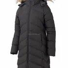 RYH194 beautiful breathable fur duck 100%nylon women winter coat long down
