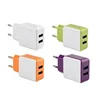 5V 2.1A universal 2 port USB wall charger for home and travel charger