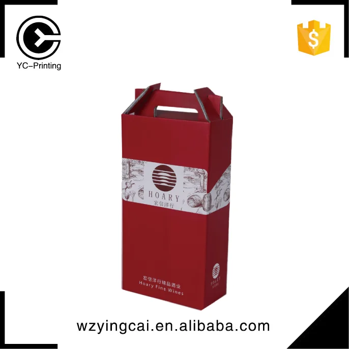 storage wine corrugated luxury gift shopping packaging paper box